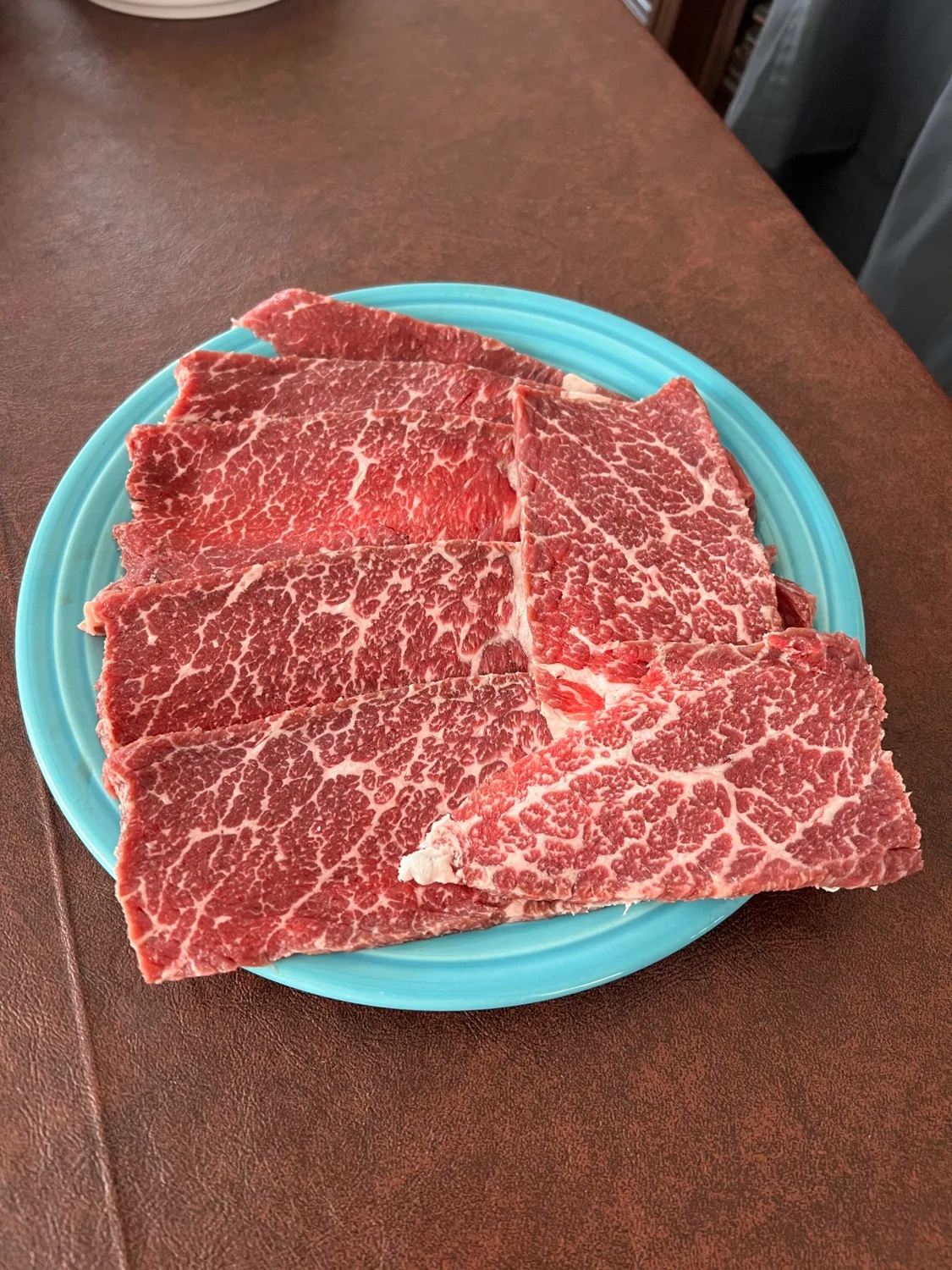Marbled beef cuts